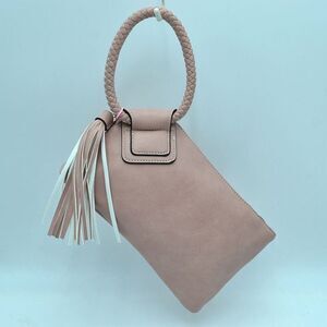 Cute Braided Ring Tassel Handle Wristlet